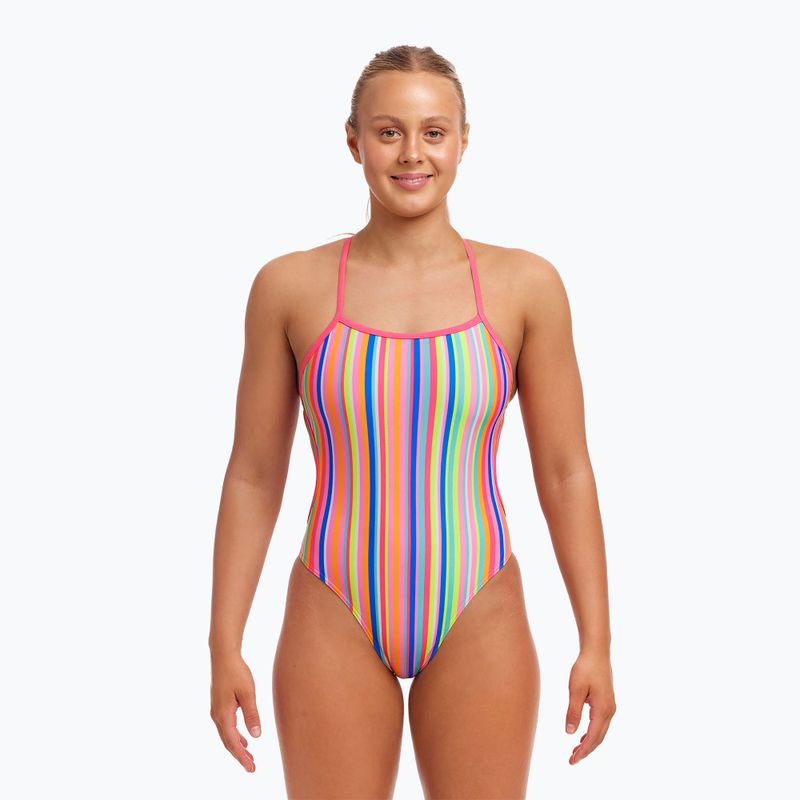 Γυναικείο ολόσωμο μαγιό κολύμβησης Funkita Twisted One Piece join the line 2