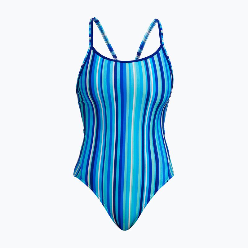 Γυναικείο ολόσωμο μαγιό κολύμβησης Funkita Diamond Back One Piece lane lines