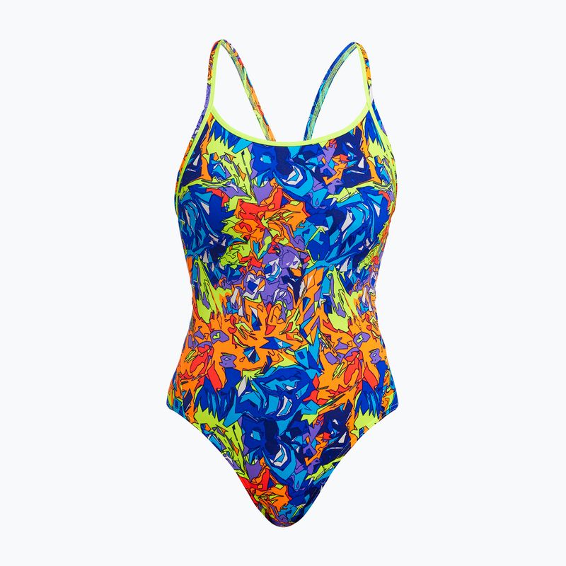 Γυναικείο ολόσωμο μαγιό κολύμβησης Funkita Diamond Back One Piece mixed mess