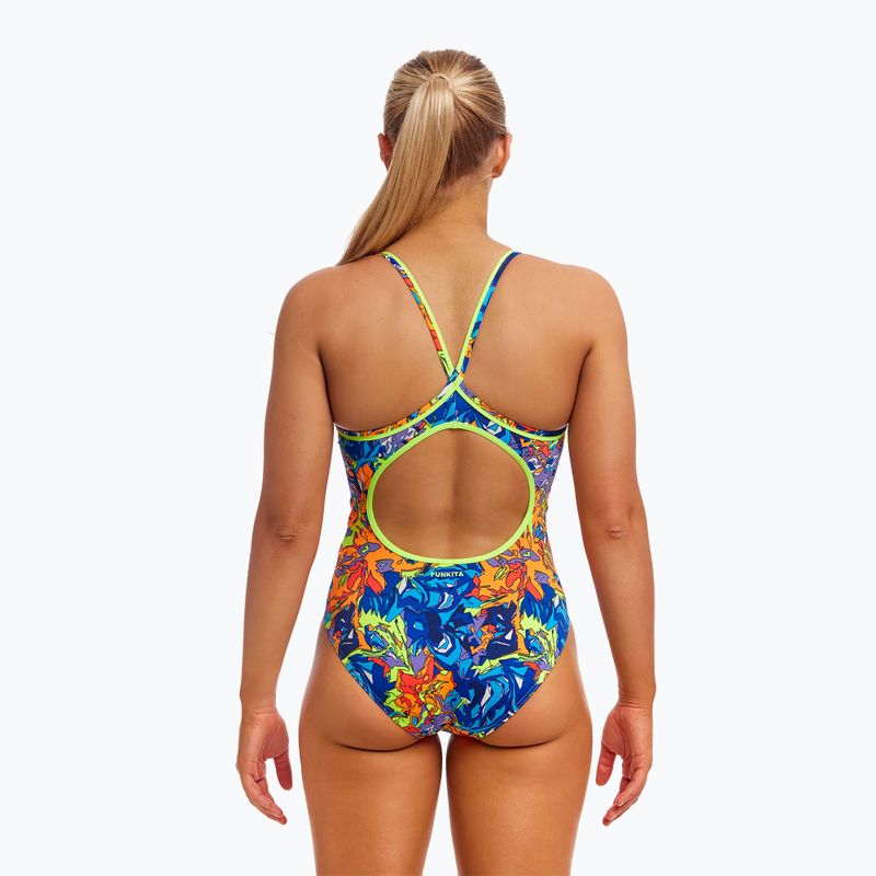 Γυναικείο ολόσωμο μαγιό κολύμβησης Funkita Diamond Back One Piece mixed mess 3