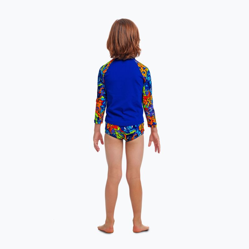 Παιδικό μπλουζάκι κολύμβησης Funky Trunks Zippy Rash Vest mixed mess 3