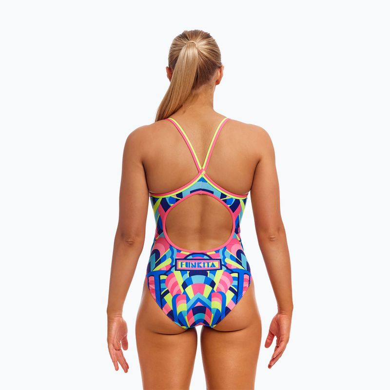 Γυναικείο ολόσωμο μαγιό κολύμβησης Funkita Diamond Back One Piece princess pageant 3