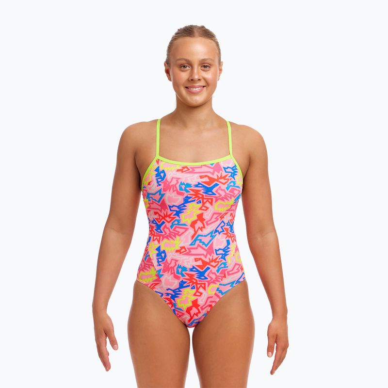 Γυναικείο ολόσωμο μαγιό κολύμβησης Funkita Single Strap One Piece rock star 2