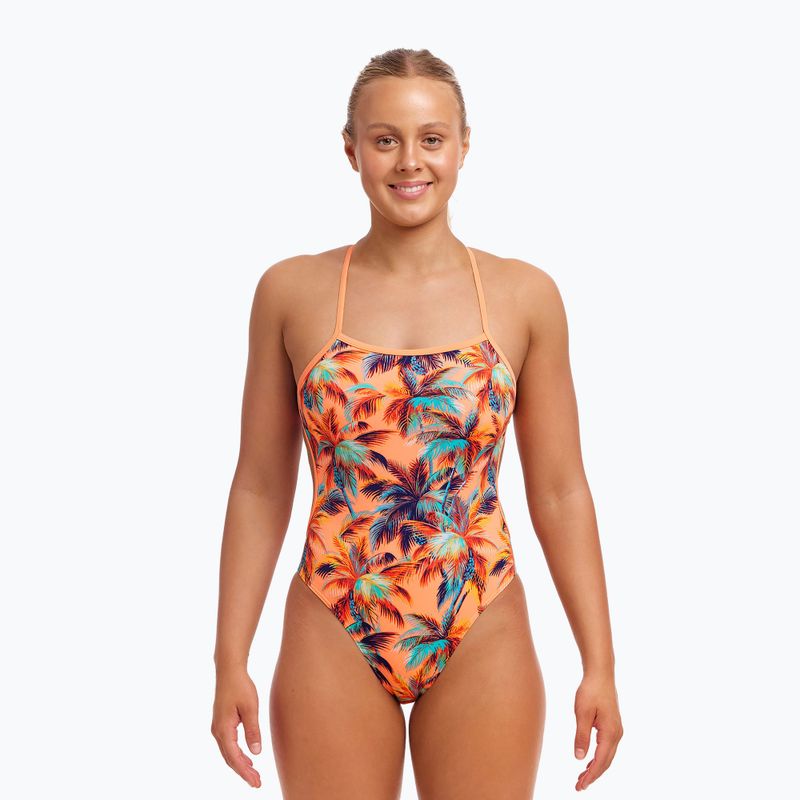 Γυναικείο ολόσωμο μαγιό κολύμβησης Funkita Twisted One Piece sand storm 2