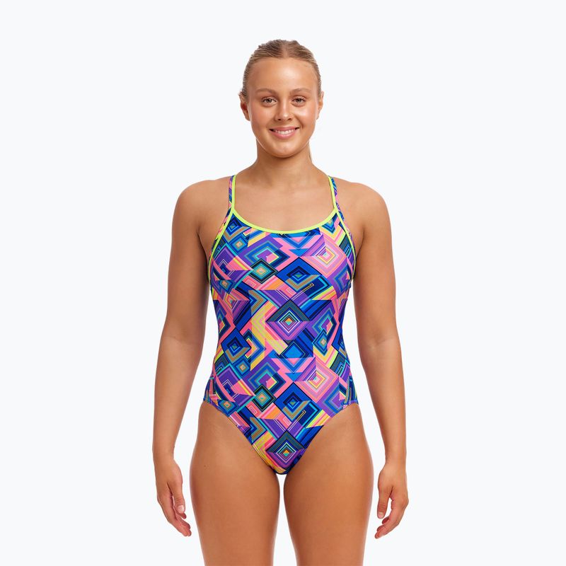 Γυναικείο ολόσωμο μαγιό κολύμβησης Funkita Diamond Back One Piece be square 2