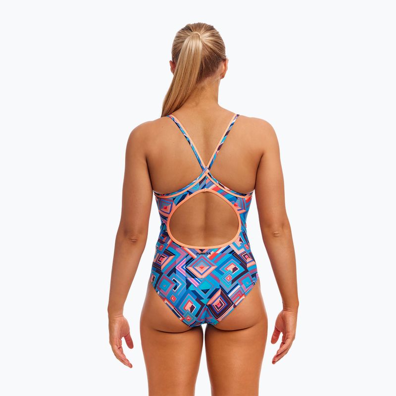 Γυναικείο ολόσωμο μαγιό κολύμβησης Funkita Diamond Back One Piece boxed up 3