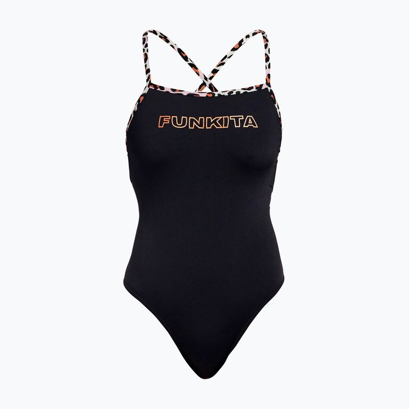 Γυναικείο ολόσωμο μαγιό κολύμβησης Funkita Strapped In One Piece zoo night life