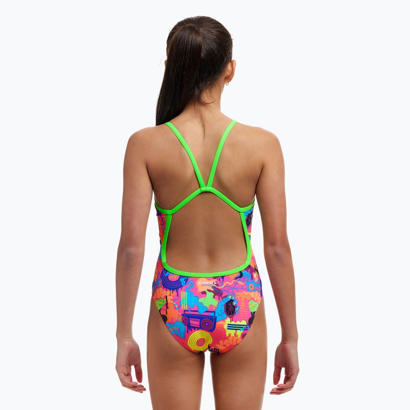 Παιδικό μαγιό ολόσωμο Funkita Single Strap One Piece lotsa pop 3