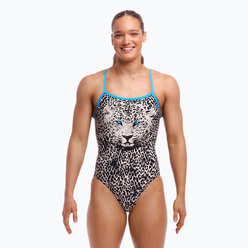 Γυναικείο μαγιό ολόσωμο Funkita Single Strap One Piece white walker 2