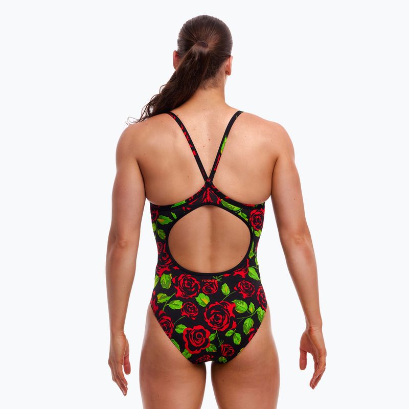 Γυναικείο μαγιό ολόσωμο Funkita Diamond Back One Piece black rose 3