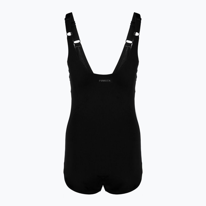 Γυναικείο μαγιό ολόσωμο Funkita Scoop Neck One Piece still black 2