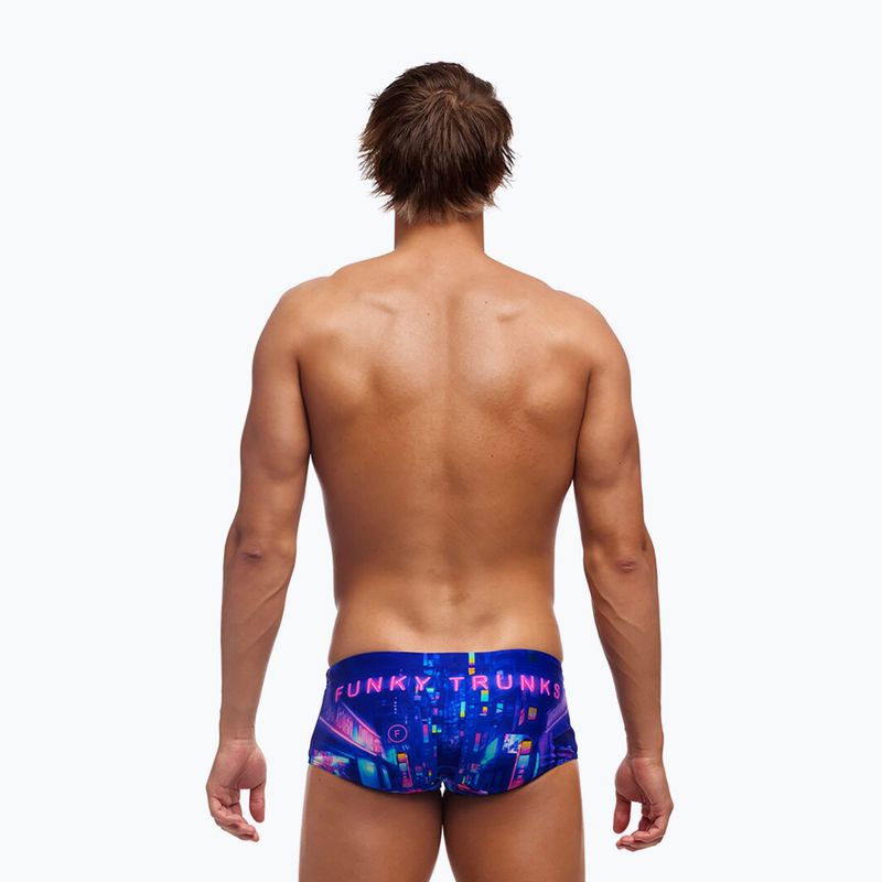 Ανδρικά μποξεράκια κολύμβησης Funky Trunks Sidewinder Trunks cyber city 2