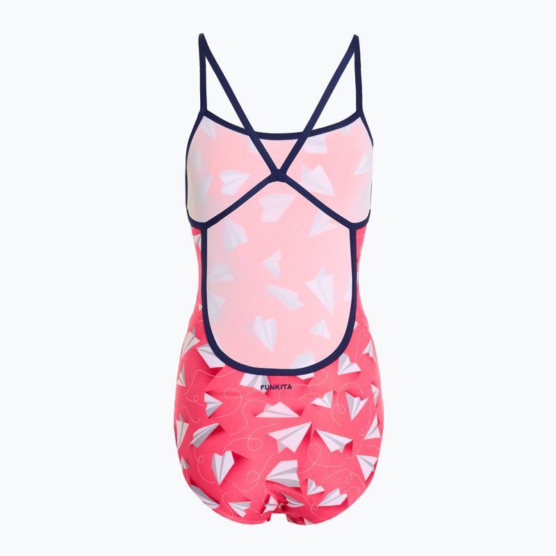 Γυναικείο μαγιό Funkita Single Strap One Piece paper pink 2