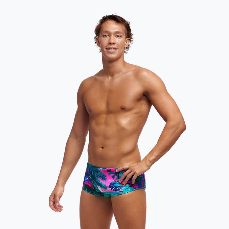 Ανδρικά μποξεράκια κολύμβησης Funky Trunks Sidewinder Trunks η παραλία