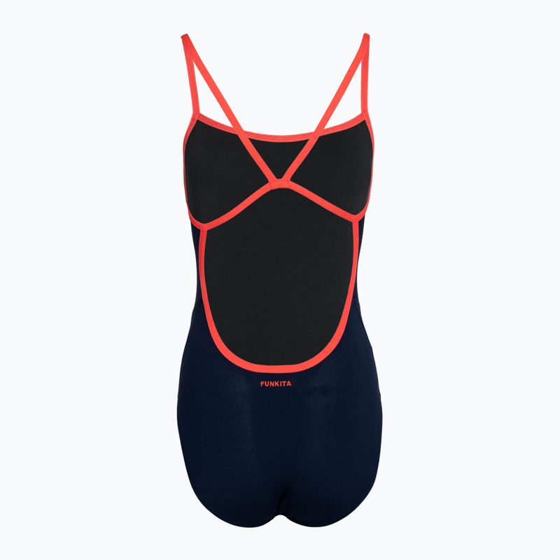 Γυναικείο ολόσωμο μαγιό Funkita Single Strap One Piece ocean fire 2