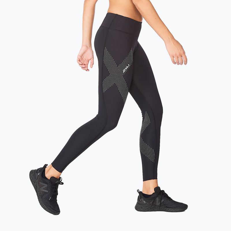 Γυναικείο κολάν προπόνησης 2XU Force Mid-Rise Compression μαύρο WA2864B 2