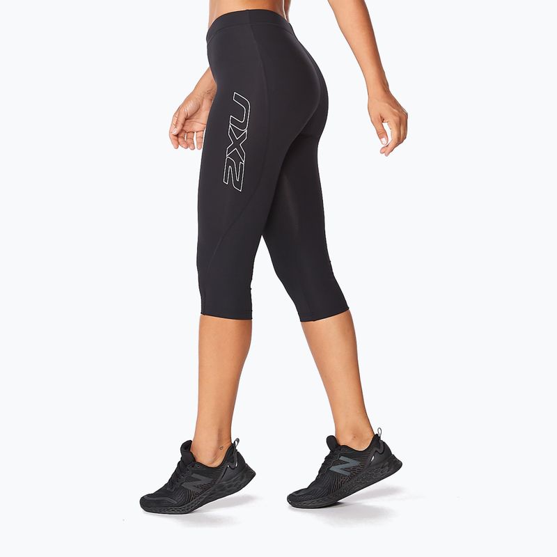 Γυναικείο κολάν προπόνησης 2XU Core Compression 3/4 μαύρο WA4175B 2