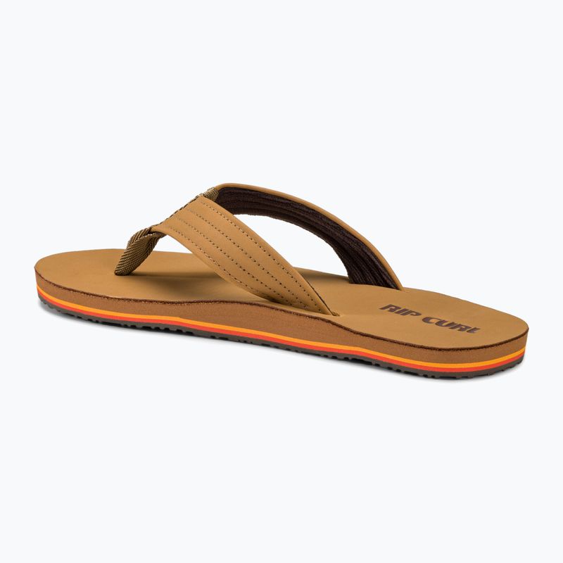 Ανδρικές σαγιονάρες Rip Curl Revival Leather Open Toe tan 3