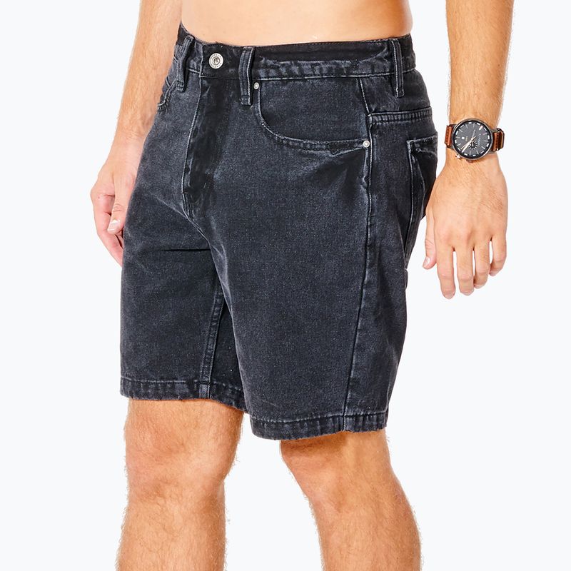 Rip Curl ανδρικό Washed Black Denim Walkshort μαύρο CWAOL9 2