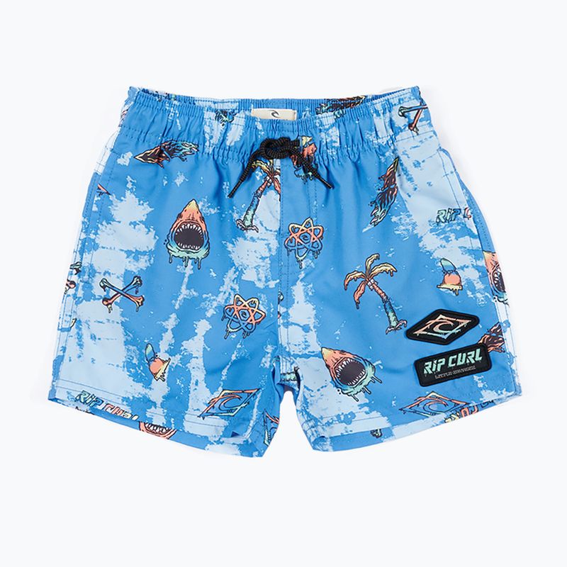 Rip Curl Little Savages Volley-Boy παιδικό μαγιό 8000 μπλε OBOEM9