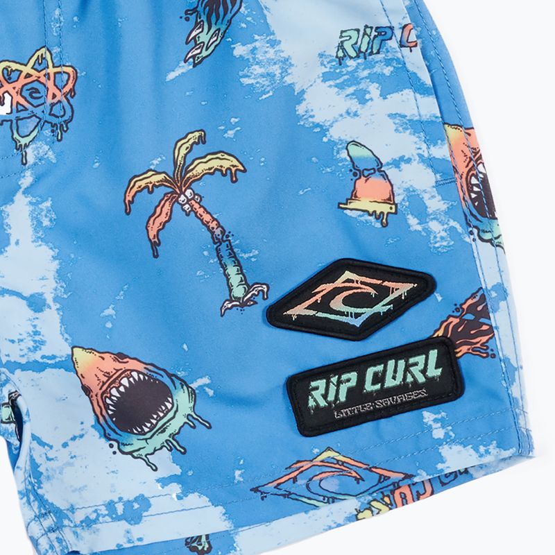 Rip Curl Little Savages Volley-Boy παιδικό μαγιό 8000 μπλε OBOEM9 3