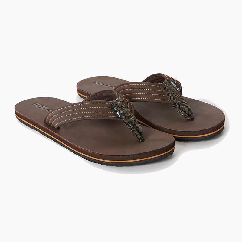 Ανδρικές σαγιονάρες Rip Curl Revival Leather Open Toe brown 8