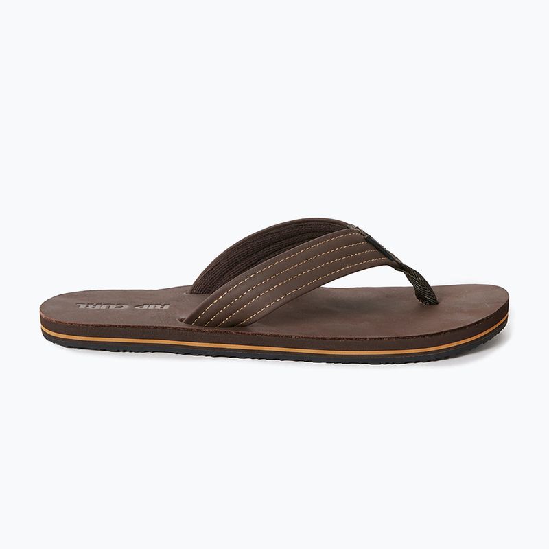 Ανδρικές σαγιονάρες Rip Curl Revival Leather Open Toe brown 9