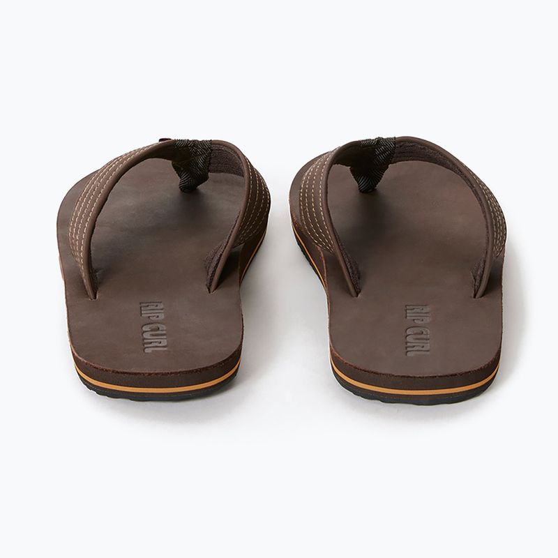 Ανδρικές σαγιονάρες Rip Curl Revival Leather Open Toe brown 10