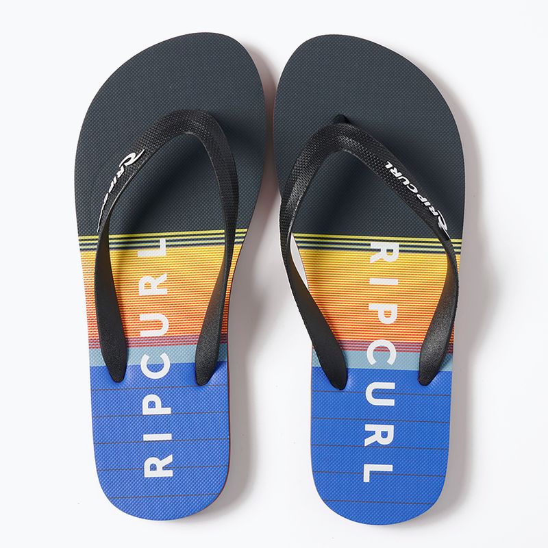 Ανδρικές σαγιονάρες Rip Curl Breaker Open Toe 1163 μαύρο και πορτοκαλί 19XMOT 9