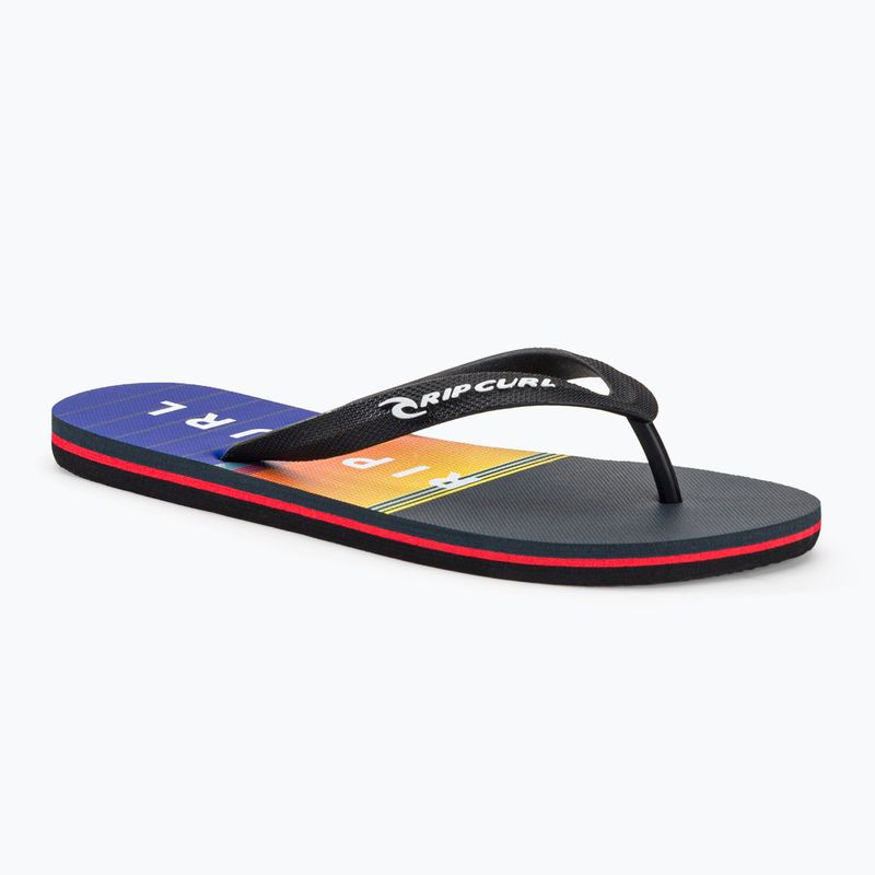 Ανδρικές σαγιονάρες Rip Curl Breaker Open Toe 1163 μαύρο και πορτοκαλί 19XMOT