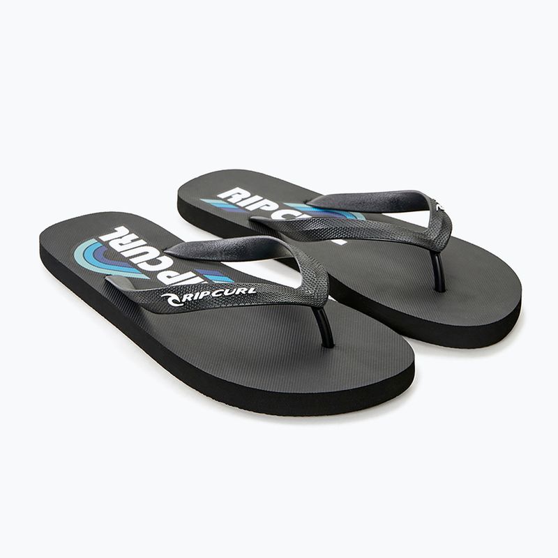 Ανδρικά Rip Curl Surf Revival Logo Open Toe Flip Flops 6244 μαύρο 19YMOT 9