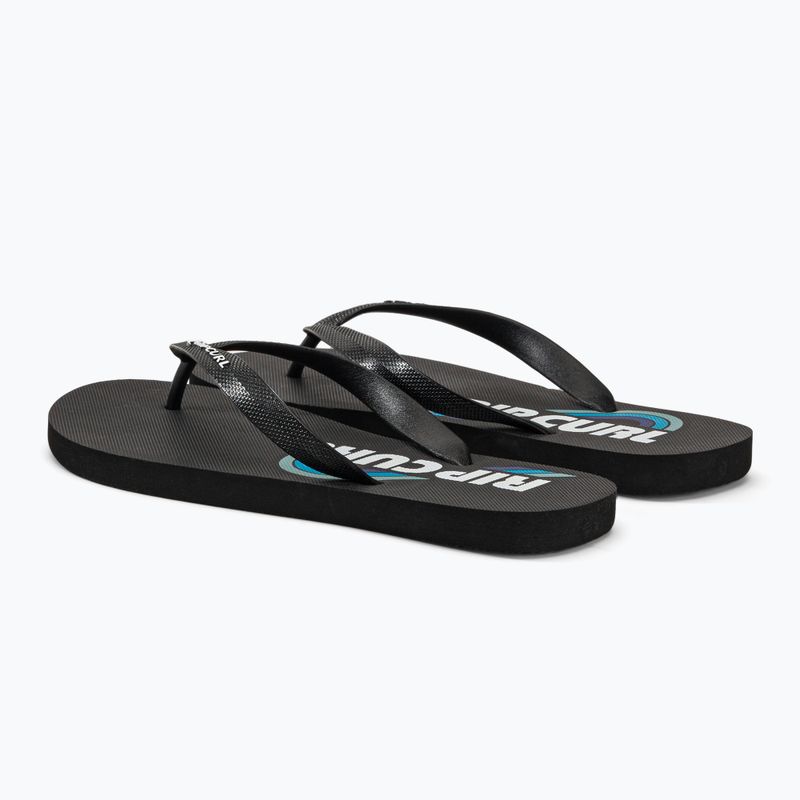 Ανδρικά Rip Curl Surf Revival Logo Open Toe Flip Flops 6244 μαύρο 19YMOT 3