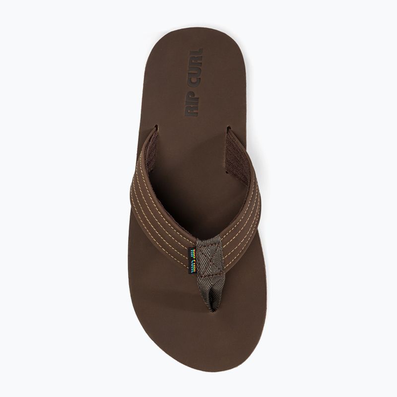 Ανδρικές σαγιονάρες Rip Curl Revival Leather Open Toe brown 5