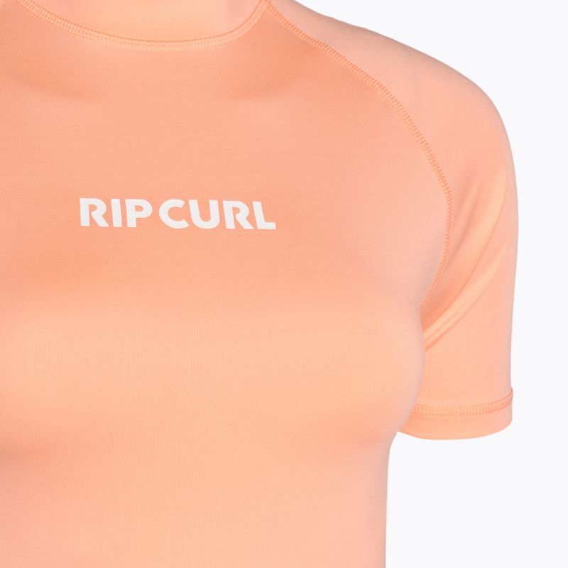 Γυναικείο μπλουζάκι κολύμβησης Rip Curl Classic Surf Upf Rashguard SS bright peach 3