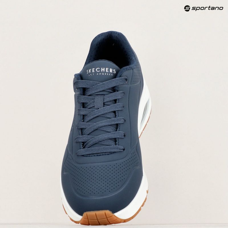 Ανδρικά παπούτσια SKECHERS Uno Stand On Air navy/white 14