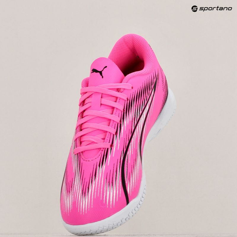 PUMA Ultra Play TT Jr παιδικά ποδοσφαιρικά παπούτσια poison pink/puma white/puma black 16