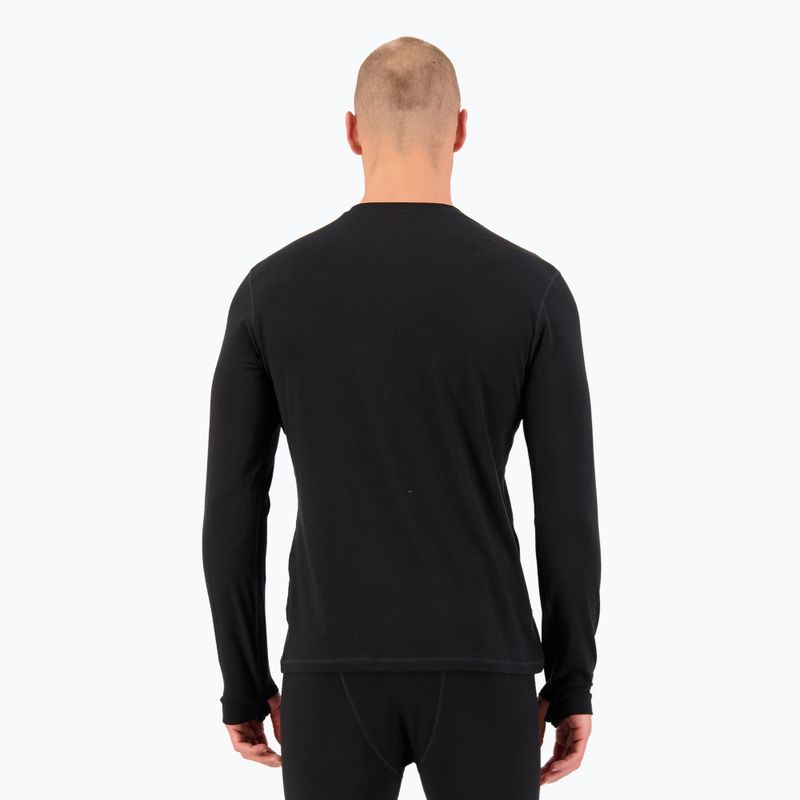 Ανδρικό θερμικό μακρυμάνικο Mons Royale Cascade Merino Base Layer black 3