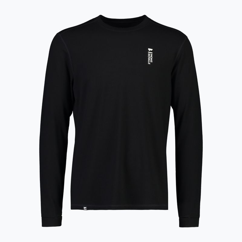 Ανδρικό θερμικό μακρυμάνικο Mons Royale Cascade Merino Base Layer black 4