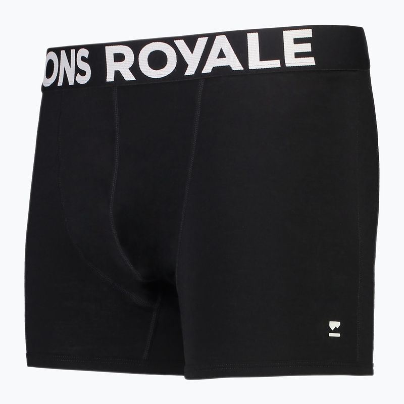 Ανδρικό θερμικό μποξεράκι Mons Royale Hold 'em Shorty Merino black 2