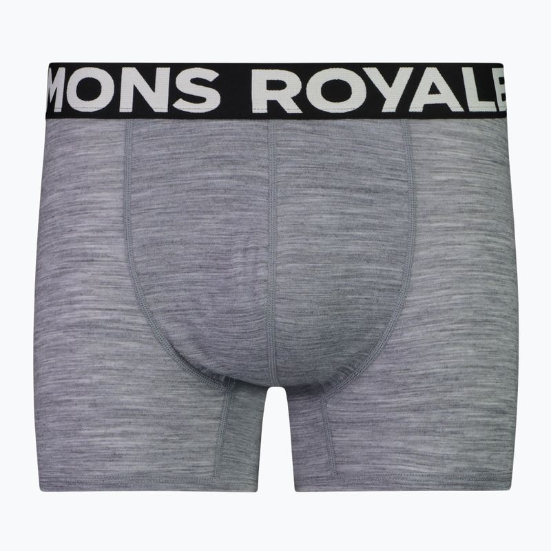 Ανδρικό θερμικό μποξεράκι Mons Royale Hold 'em Shorty Merino grey heather