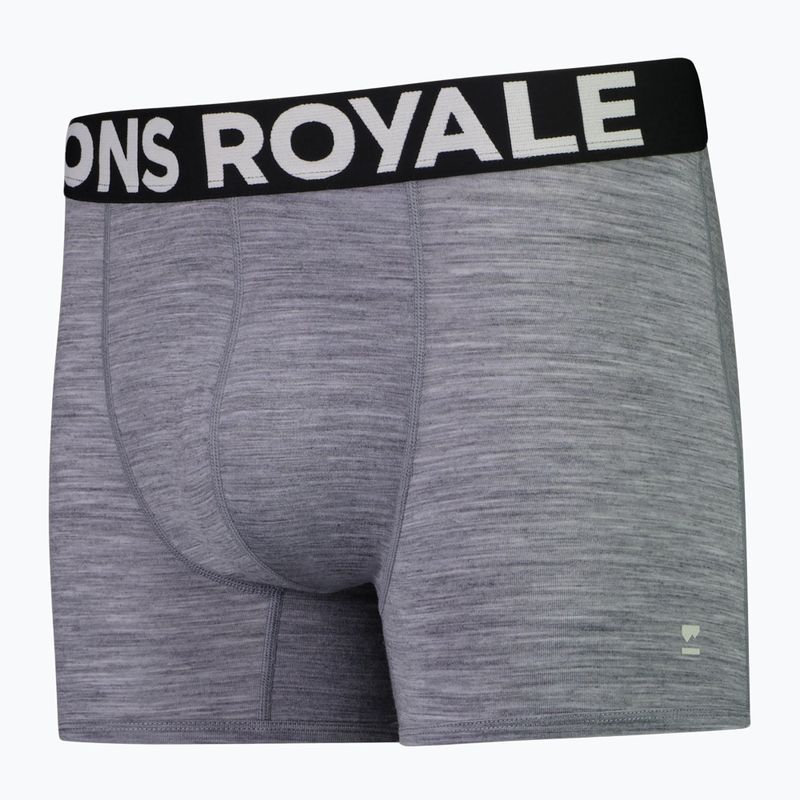 Ανδρικό θερμικό μποξεράκι Mons Royale Hold 'em Shorty Merino grey heather 2