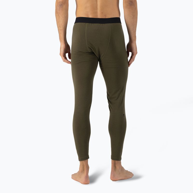 Ανδρικό θερμικό παντελόνι Mons Royale Cascade Merino Base Layer dark olive 3