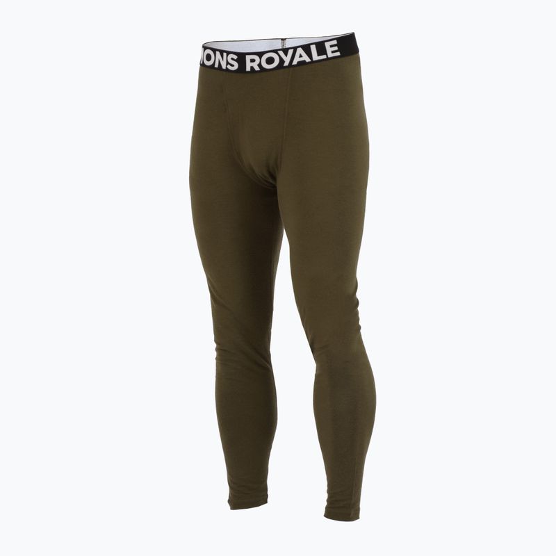 Ανδρικό θερμικό παντελόνι Mons Royale Cascade Merino Base Layer dark olive 4