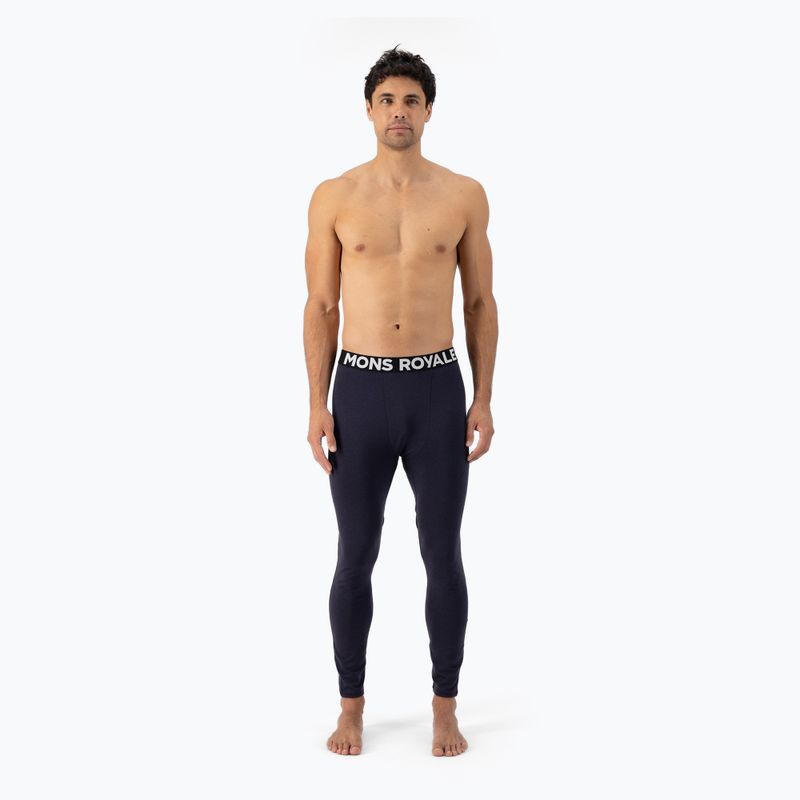 Ανδρικό θερμικό παντελόνι Mons Royale Olympus Merino Base Layer black 2