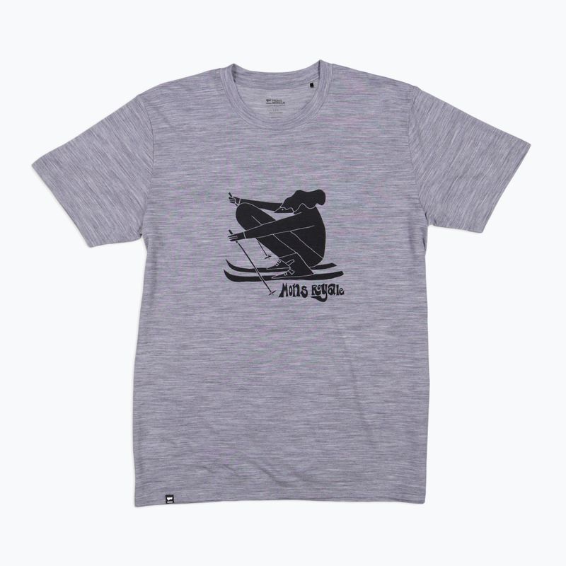 Ανδρική μπλούζα Mons Royale Icon grey heather 4