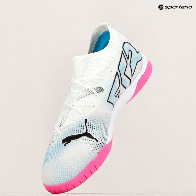 Παπούτσια ποδοσφαίρου PUMA Future 7 Match IT puma white/puma black/poison pink 16