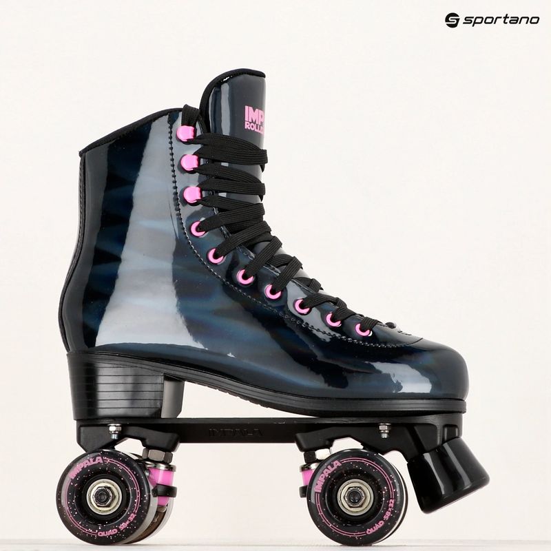 Γυναικεία πατίνια IMPALA Quad Skate black holographic 12