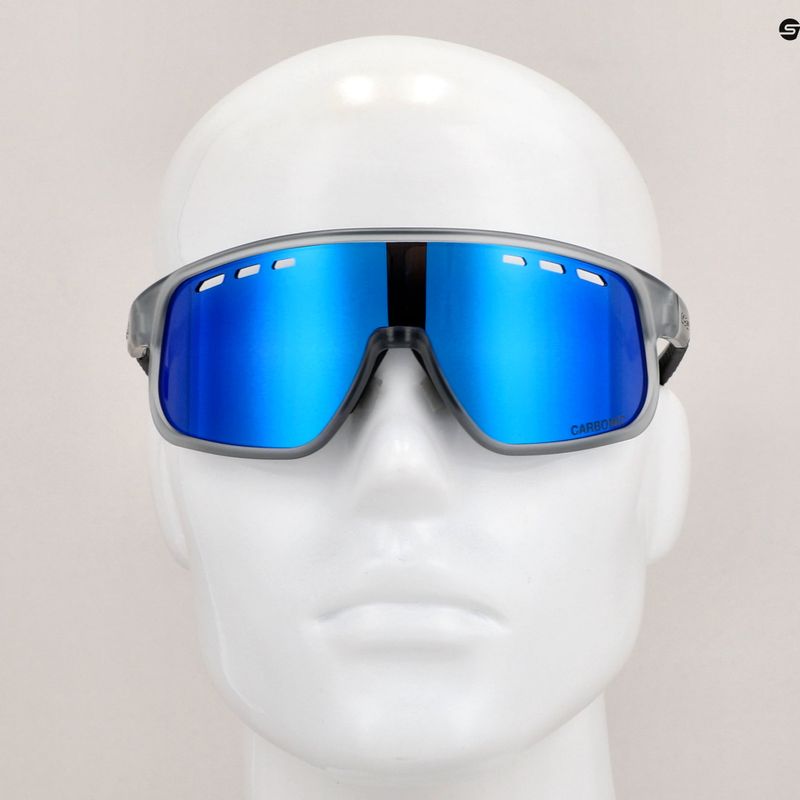 Γυαλιά ηλίου CASCO SX-25 Carbonic smoke clear/blue mirror 7