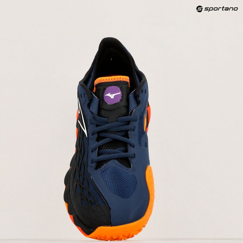 Ανδρικά παπούτσια padel Mizuno Wave Enforce Tour Padel dress blues / white / carrot curl 14