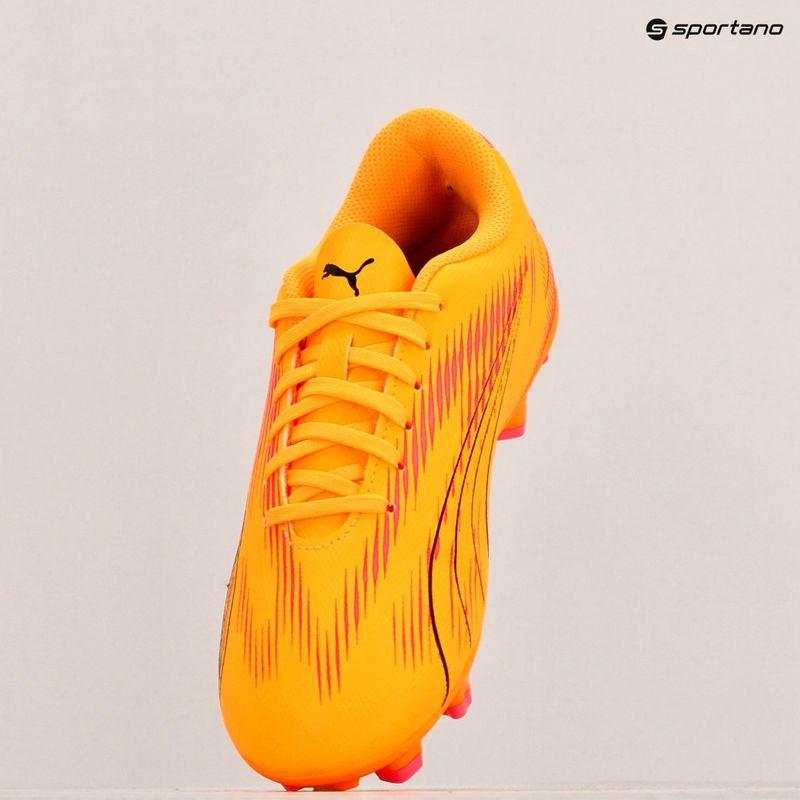 PUMA Ultra Play FG/AG Jr παιδικές μπότες ποδοσφαίρου sunset glow/puma black/sun stream 9